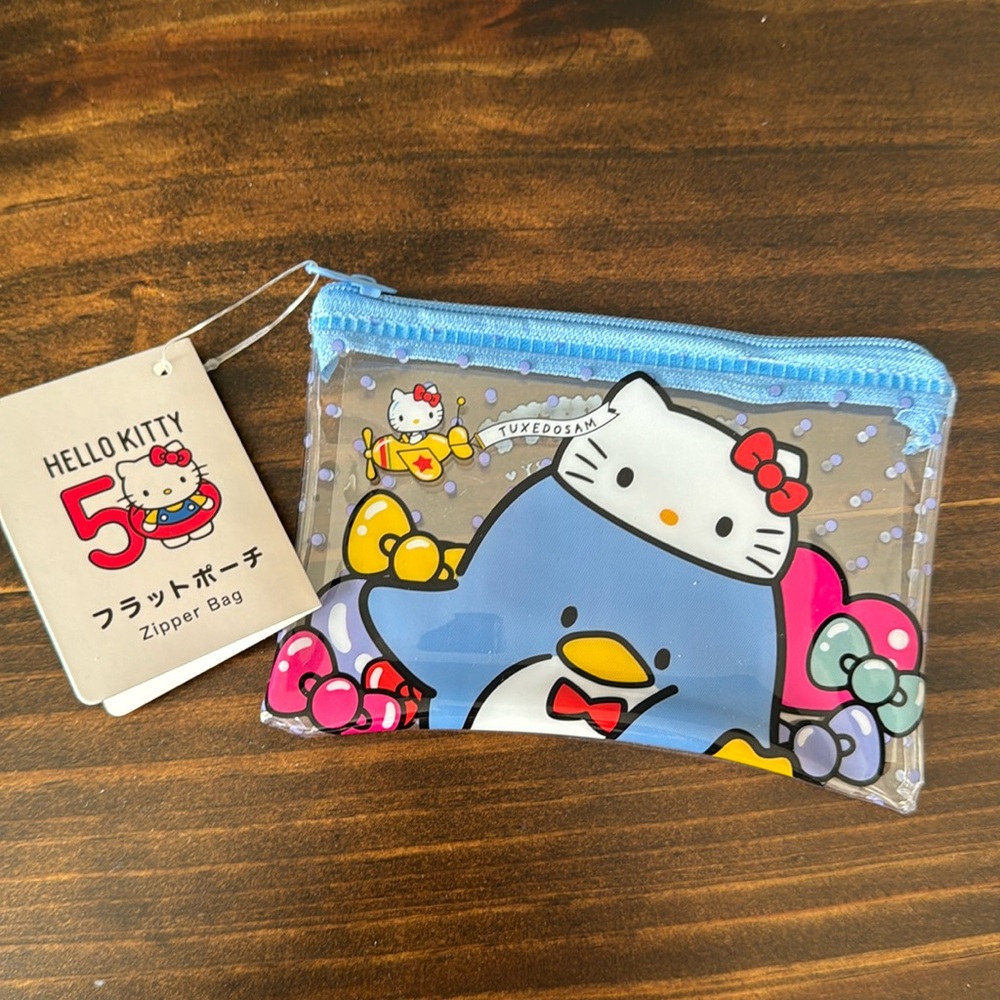 NEW Hello Kitty 50 Years Special Edition Zipper Pouch